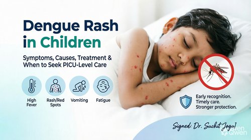 Dengue rash in children
